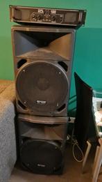 Te koop: 2 JB systems luid speakers 300W RMS., P.A., Ophalen of Verzenden, Zo goed als nieuw, Minder dan 500 watt