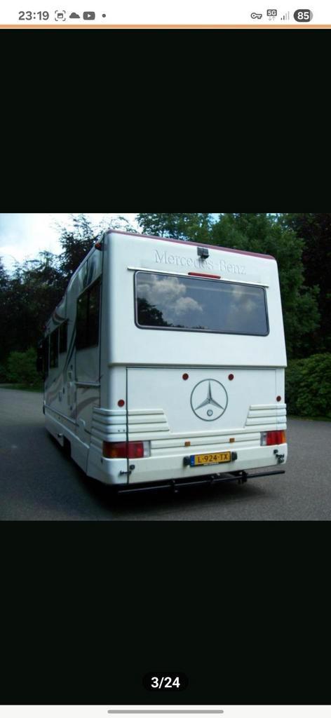 Zeldzame Mercedes-Benz 711 D Camper - Uniek!, Caravans en Kamperen, Campers, Particulier, tot en met 2, Integraal, Mercedes-Benz