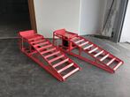 Nieuwe set Oprijbokken met hydraulische krik 2 ton, Ophalen, Garagekrik, Unknown, Nieuw