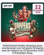 Toppers kerst  2e kaart gratis, Eén persoon