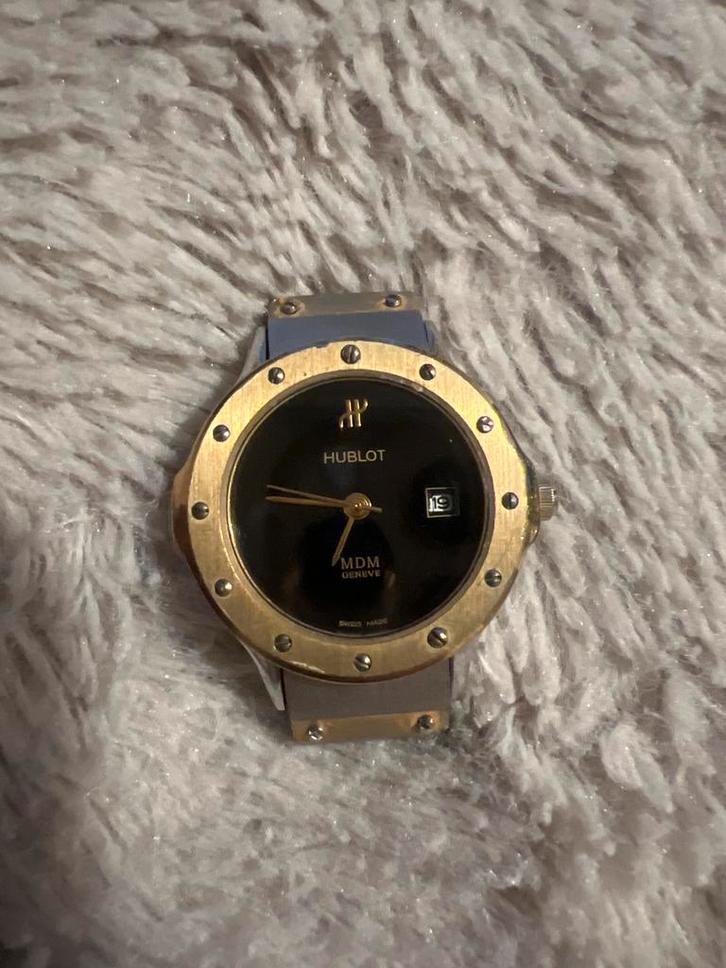 Hublot MDM, Sieraden, Tassen en Uiterlijk, Sporthorloges, Zo goed als nieuw, Android, Zwart, Ophalen of Verzenden
