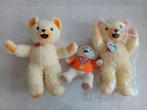 2x Hermann Teddy original van Robijn + 1x Beer NOC-NSF., Verzamelen, Ophalen of Verzenden, Zo goed als nieuw, Stoffen beer, Overige merken