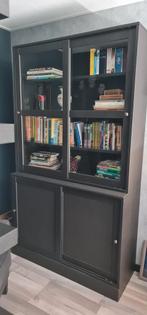Vitrinekast Ikea Havsta, Huis en Inrichting, Ophalen, 100 tot 150 cm, 200 cm of meer, Zo goed als nieuw