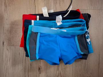  Verschillende zwembroeken - maten 92 tm 122 beschikbaar voor biedingen