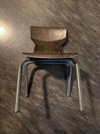 3x Vintage schoolstoel | Obo Eromes 6407 Wijchen | Jaren-60, Huis en Inrichting, Ophalen, Gebruikt, Hout, Jaren-60