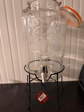 Kilner drank / limonade dispenser 8l op voet beschikbaar voor biedingen