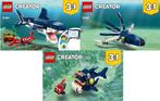COMBI-DEAL LEGO Onderzeeboot en zeedieren, Ophalen of Verzenden, Zo goed als nieuw, Complete set, Lego