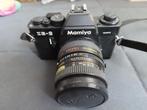 Mamiya ZE camera met Mamiya 50 mm 1;1.7 lens, Audio, Tv en Foto, Fotocamera's Analoog, Ophalen of Verzenden, Gebruikt, Spiegelreflex