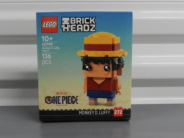 LEGO BRICK-HEADZ Monkey D. Luffy figuur (40799), Kinderen en Baby's, Speelgoed | Duplo en Lego, Nieuw, Lego, Complete set, Ophalen of Verzenden