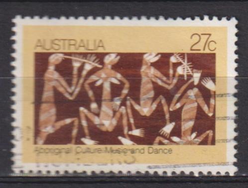 Australië 1982 Aboriginal Muziek Kunst, Postzegels en Munten, Postzegels | Oceanië, Gestempeld, Ophalen of Verzenden