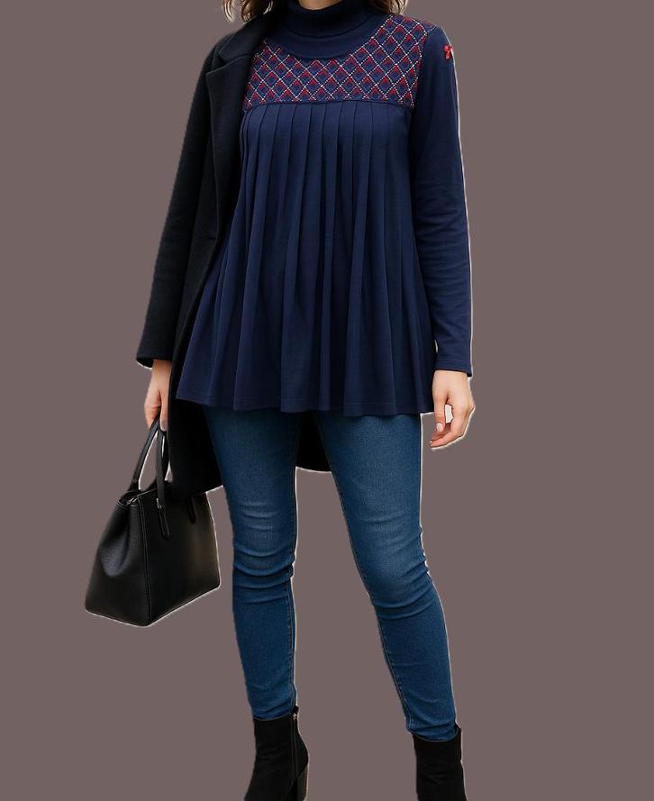 Miss Blumarine Jeans blouse maat s, Kleding | Dames, Blouses en Tunieken, Zo goed als nieuw, Maat 36 (S), Blauw, Ophalen of Verzenden