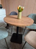 Mooie bistrotafel / eettafel, Huis en Inrichting, Tafels | Eettafels, Ophalen, 50 tot 100 cm, Rond, 50 tot 100 cm