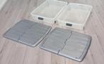 2 x stevige kunststof opbergbox / bedroller, Doe-het-zelf en Verbouw, Kratten en Dozen, Ophalen, 40 tot 60 cm, 50 tot 75 cm, Nieuw