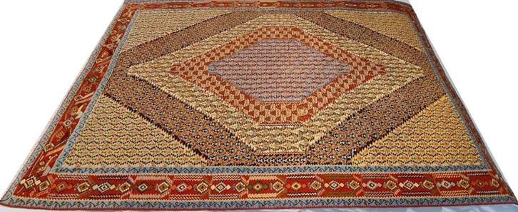 Senneh kelim Perzisch tapijt 307 x 210/wandkleed/tafelkleed, Huis en Inrichting, Stoffering | Tapijten en Kleden, Nieuw, 150 tot 200 cm