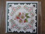 Geborduurd kerst kaartje 1023, Hobby en Vrije tijd, Kaarten | Zelfgemaakt, Ophalen of Verzenden, Nieuw, Kerst