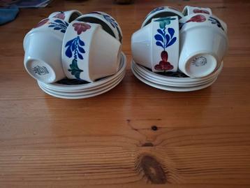 Boerenbont Kop en Schotels - 8 stuks beschikbaar voor biedingen