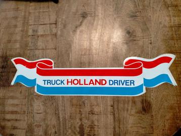 Holland Truck Driver vintage vrachtwagen sticker vrachtauto beschikbaar voor biedingen