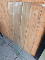 Glasplaten 3 stuks, Doe-het-zelf en Verbouw, Glas en Ramen, Glasplaat, Minder dan 80 cm, Gebruikt, Ophalen of Verzenden