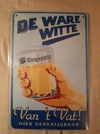Hoegaarden De Ware Witte 20x30 cm Reclamebord, Ophalen of Verzenden, Nieuw, Reclamebord, Plaat of Schild, Overige merken