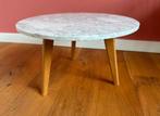 Zuiver bijzettafel, Huis en Inrichting, Tafels | Bijzettafels, Ophalen, Minder dan 55 cm, Rond, Zo goed als nieuw