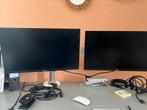 Dual Dell monitor, Computers en Software, Monitoren, Ophalen of Verzenden, IPS, Zo goed als nieuw