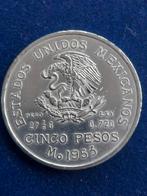 Mexico 5 pesos 1953, Zilver, Ophalen of Verzenden, Losse munt, Midden-Amerika