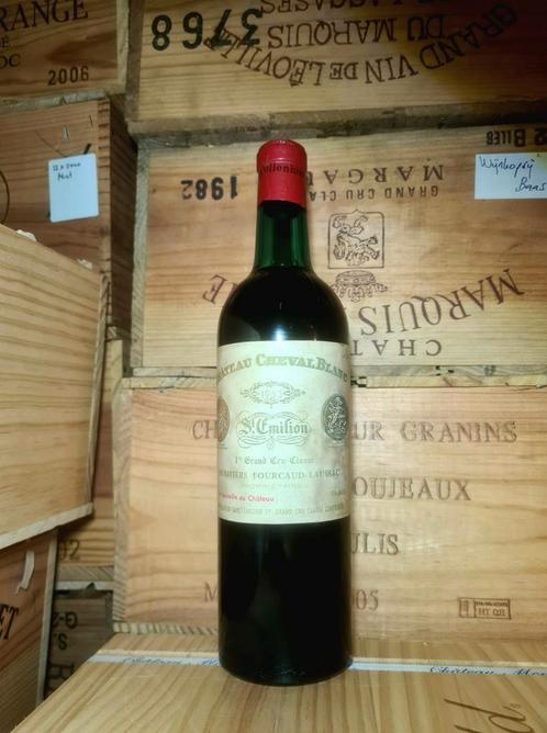 Chateau Cheval Blanc 1953 Saint Emillon Grand Cru Classé., Verzamelen, Wijnen, Gebruikt, Rode wijn, Frankrijk, Vol, Ophalen of Verzenden