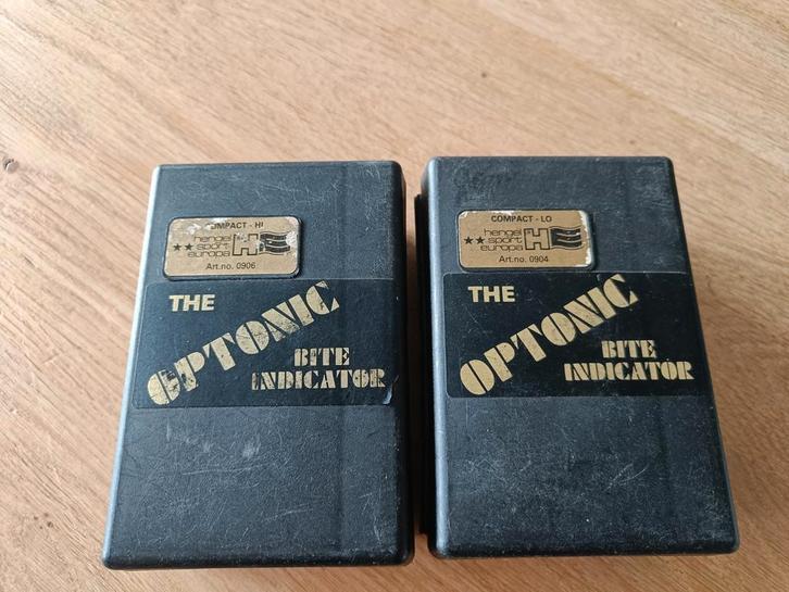 2 x Optonic orgineel oldskool, Watersport en Boten, Hengelsport | Karpervissen, Zo goed als nieuw, Overige typen, Ophalen of Verzenden