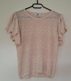Nieuw! Creme shirt met volantmouwen, Maat 38/40 (M), Beige, Nieuw, Ophalen of Verzenden