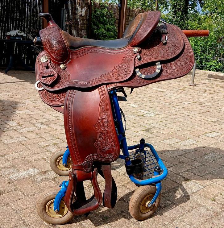 Western zadel/ Ranch Riding CIRCLE L, Dieren en Toebehoren, Paarden en Pony's | Zadels, Zo goed als nieuw, Western, Ophalen of Verzenden