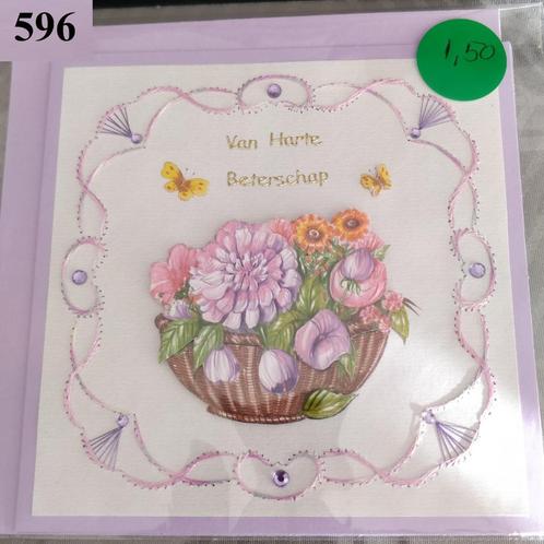 kaarten zelfgemaakt per stuk  1,50, Hobby en Vrije tijd, Kaarten | Zelfgemaakt, Nieuw, Overige thema's, Ophalen of Verzenden