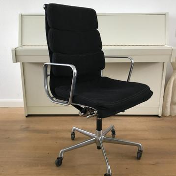 Vintage Herman Miller Eames bureaustoel EA 219 zwart  beschikbaar voor biedingen