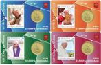 Coincards VATICAAN 2023 nummers 44- 45- 46 en 47 in BU., Verzenden, Vaticaanstad, 2 euro