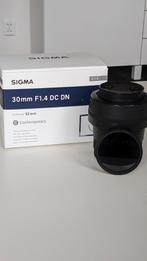 Sigma ef-m 30mm 1.4 lens, Audio, Tv en Foto, Fotografie | Lenzen en Objectieven, Ophalen of Verzenden, Zo goed als nieuw