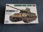 German King Tiger  35169 Tamiya, Hobby en Vrije tijd, Modelbouw | Auto's en Voertuigen, Ophalen of Verzenden, Zo goed als nieuw