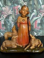 Beeld Defose Simonetti Jezus met 3 schapen, Antiek en Kunst, Ophalen