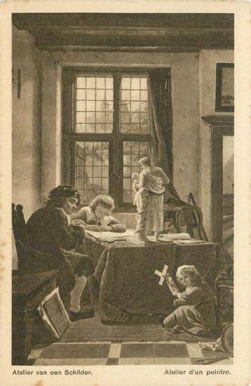 (701-352-031) Atelier van een Schilder beschikbaar voor biedingen