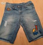 WE BLEU RIDGE KORTE JEANS MAAT 152, Broek, Ophalen of Verzenden, Zo goed als nieuw, Jongen