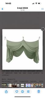 Bedhemel tweepersoonsbed sage groen, Dekbedovertrek, Tweepersoons, Ophalen of Verzenden, Zo goed als nieuw