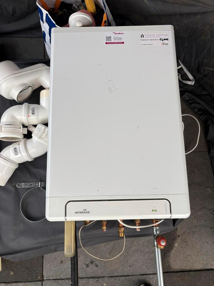Intergas Kombi Kompakt HRE 28/24 a (2018) CV Ketel, Witgoed en Apparatuur, Fornuizen, Gebruikt, Inbouw, Gas, Minder dan 85 cm