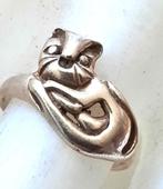 Leuke zilveren ring met kat, poes 925 (6404-1517), Sieraden, Tassen en Uiterlijk, Ringen, Ophalen, Dame, Zilver, Zilver