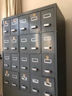 stalen kast vintage gispen? archiefkast opbergen schoenen, Ophalen, Gebruikt, 25 tot 50 cm, 50 tot 100 cm