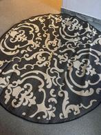 Nieuw Ronde Vloerkleed - 200cm Diameter, Huis en Inrichting, Ophalen, Zwart, Rond, Nieuw