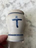 Wijwatervaatje steengoed aardewerk, Antiek en Kunst, Ophalen of Verzenden