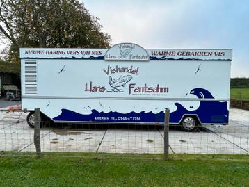 🇳🇱 De Vries Viswagen Verkoopwagen Te Koop/Te Huur beschikbaar voor biedingen