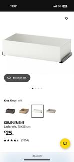 5 x Pax lade 75x35 voor ondiepe kast, Ophalen, Kunststof, Gebruikt, 50 tot 100 cm