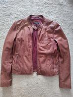 Vanilia bruine leren jas maat M/L, gevoerd, Kleding | Dames, Jassen | Zomer, Bruin, Vanilia, Maat 42/44 (L), Ophalen of Verzenden