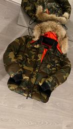 Dsquared2 Camo Army Down Jacket maat 52 | designerjas | zgan, Kleding | Heren, Ophalen of Verzenden, Zo goed als nieuw, Maat 52/54 (L)