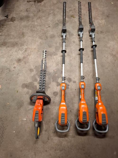 Partij Husqvarna accu heggenscharen 520ihe3., Tuin en Terras, Heggenscharen, Gebruikt, Accu, Ophalen