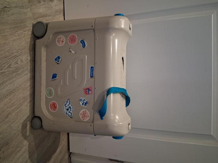 Jetkids bedbox kindertrolley, Sieraden, Tassen en Uiterlijk, Koffers, Gebruikt, Hard kunststof, Minder dan 50 cm, Minder dan 35 cm